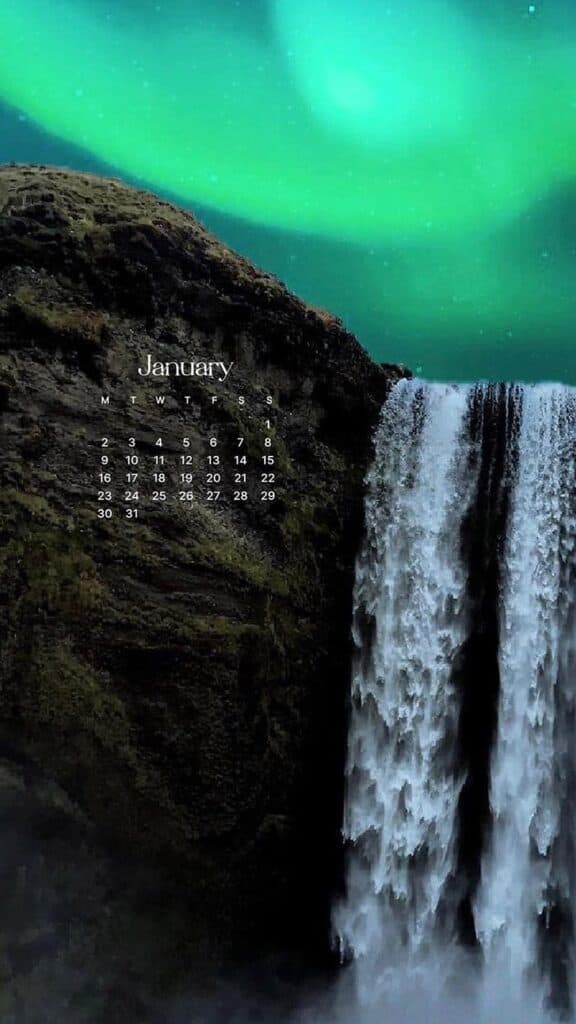 JANUARY 2023 WALLPAPERS – 55 FREE PHONE &#038; DESKTOP CALENDARS!, Oh So Lovely Blog