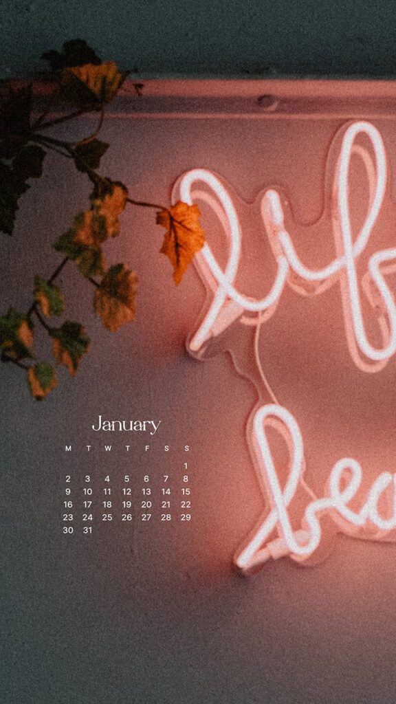 JANUARY 2023 WALLPAPERS – 55 FREE PHONE &#038; DESKTOP CALENDARS!, Oh So Lovely Blog