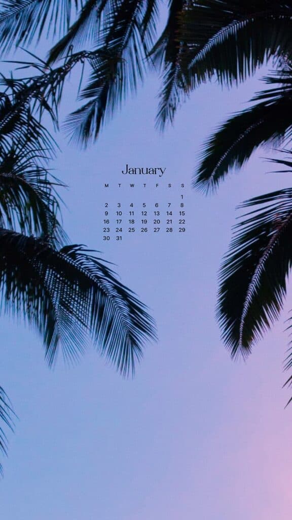 JANUARY 2023 WALLPAPERS – 55 FREE PHONE &#038; DESKTOP CALENDARS!, Oh So Lovely Blog