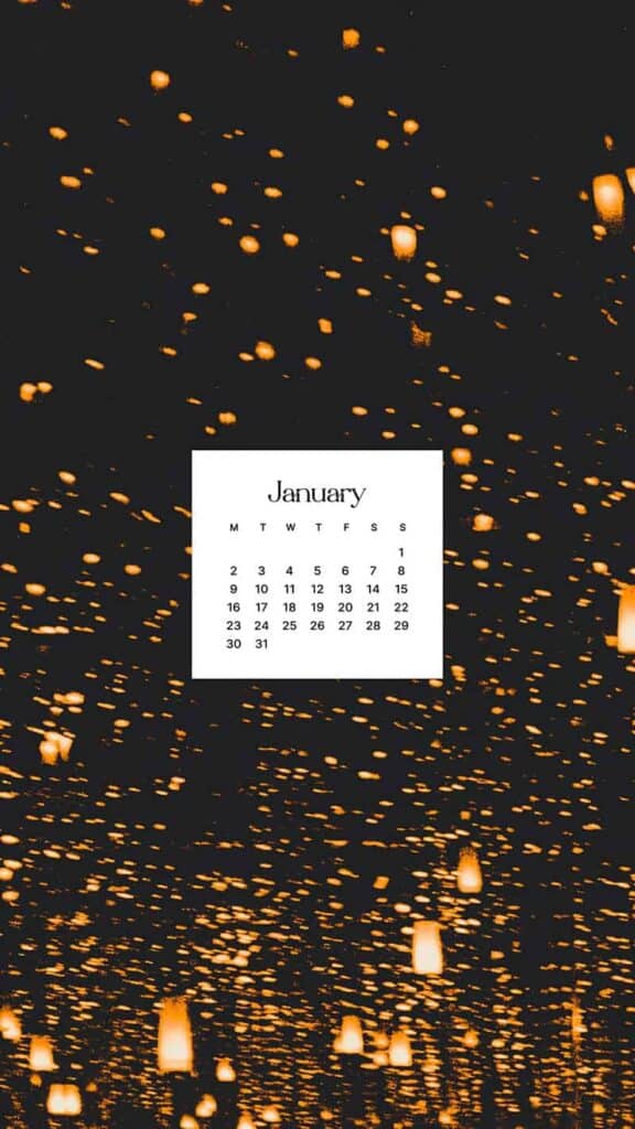 JANUARY 2023 WALLPAPERS – 55 FREE PHONE &#038; DESKTOP CALENDARS!, Oh So Lovely Blog