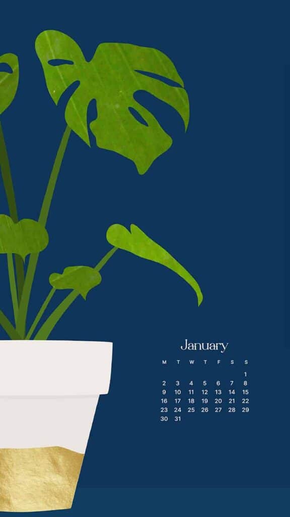 JANUARY 2023 WALLPAPERS – 55 FREE PHONE &#038; DESKTOP CALENDARS!, Oh So Lovely Blog