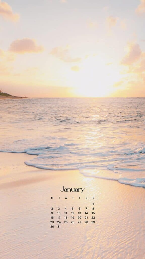 JANUARY 2023 WALLPAPERS – 55 FREE PHONE &#038; DESKTOP CALENDARS!, Oh So Lovely Blog