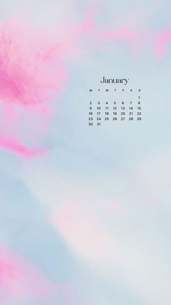 JANUARY 2023 WALLPAPERS – 55 FREE PHONE &#038; DESKTOP CALENDARS!, Oh So Lovely Blog