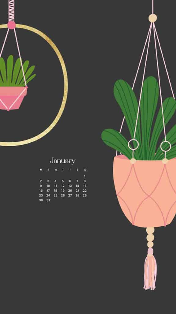 JANUARY 2023 WALLPAPERS – 55 FREE PHONE &#038; DESKTOP CALENDARS!, Oh So Lovely Blog