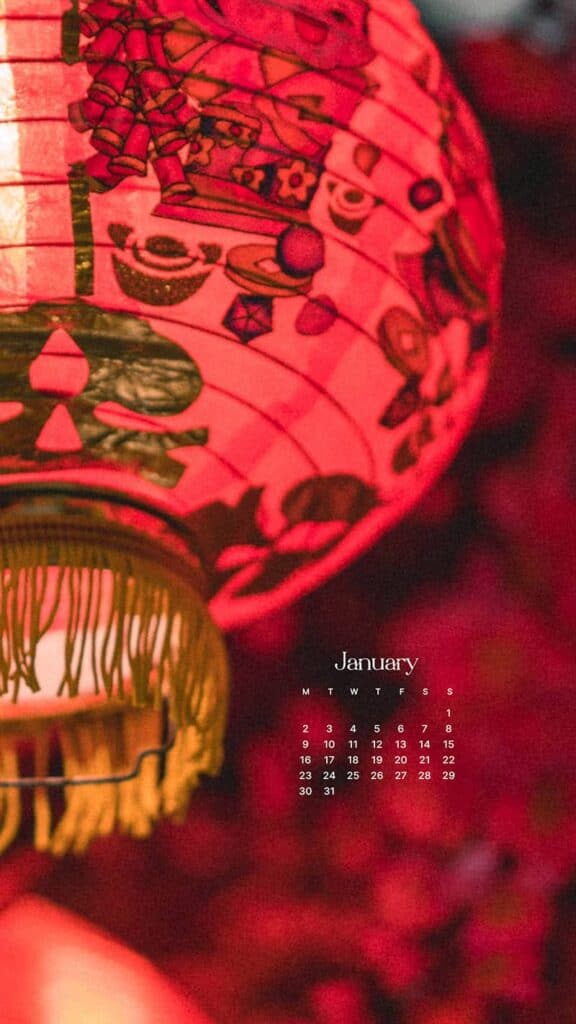 JANUARY 2023 WALLPAPERS – 55 FREE PHONE &#038; DESKTOP CALENDARS!, Oh So Lovely Blog