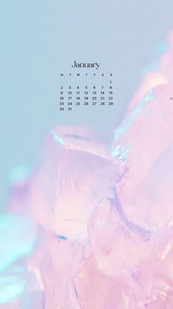 JANUARY 2023 WALLPAPERS – 55 FREE PHONE &#038; DESKTOP CALENDARS!, Oh So Lovely Blog