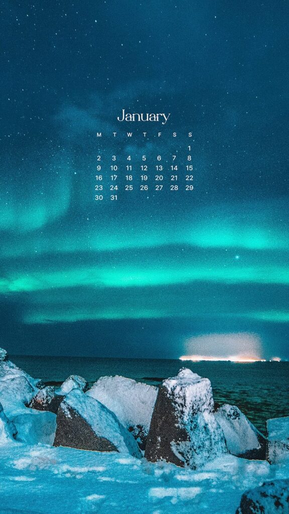 JANUARY 2023 WALLPAPERS – 55 FREE PHONE &#038; DESKTOP CALENDARS!, Oh So Lovely Blog