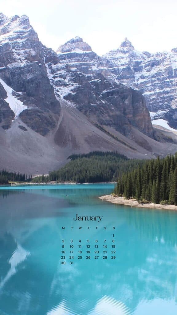 JANUARY 2023 WALLPAPERS – 55 FREE PHONE &#038; DESKTOP CALENDARS!, Oh So Lovely Blog