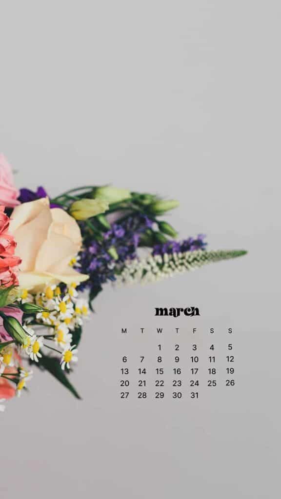 MARCH 2023 WALLPAPERS – 55 FREE PHONE &#038; DESKTOP CALENDARS!, Oh So Lovely Blog