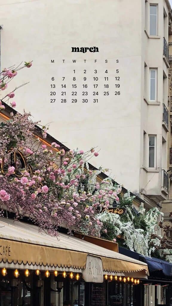 MARCH 2023 WALLPAPERS – 55 FREE PHONE &#038; DESKTOP CALENDARS!, Oh So Lovely Blog