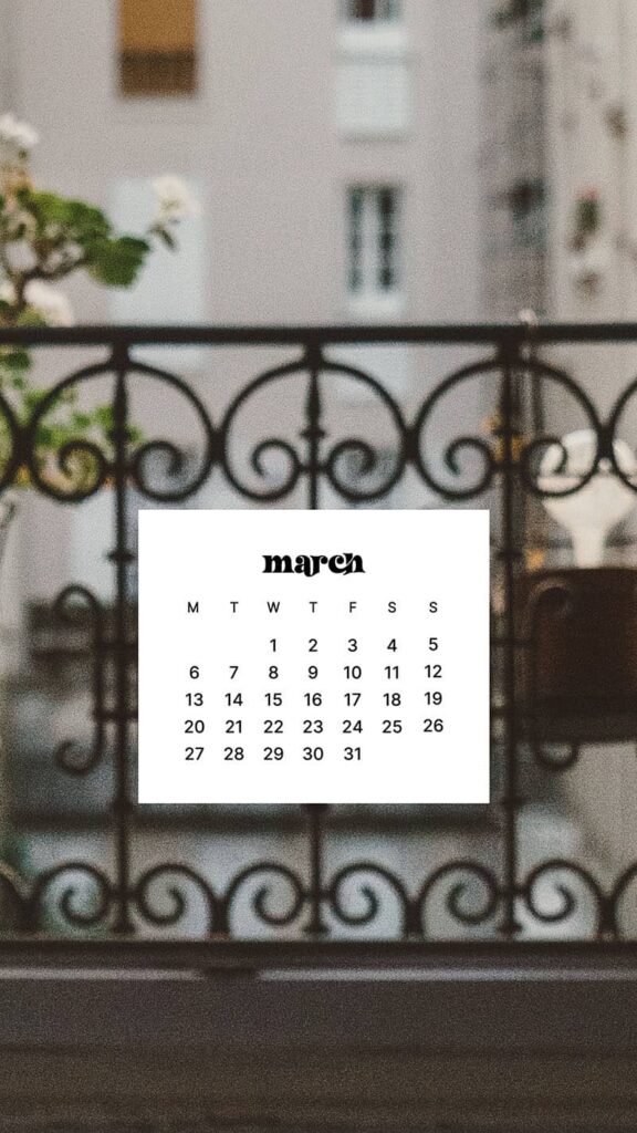 MARCH 2023 WALLPAPERS – 55 FREE PHONE &#038; DESKTOP CALENDARS!, Oh So Lovely Blog