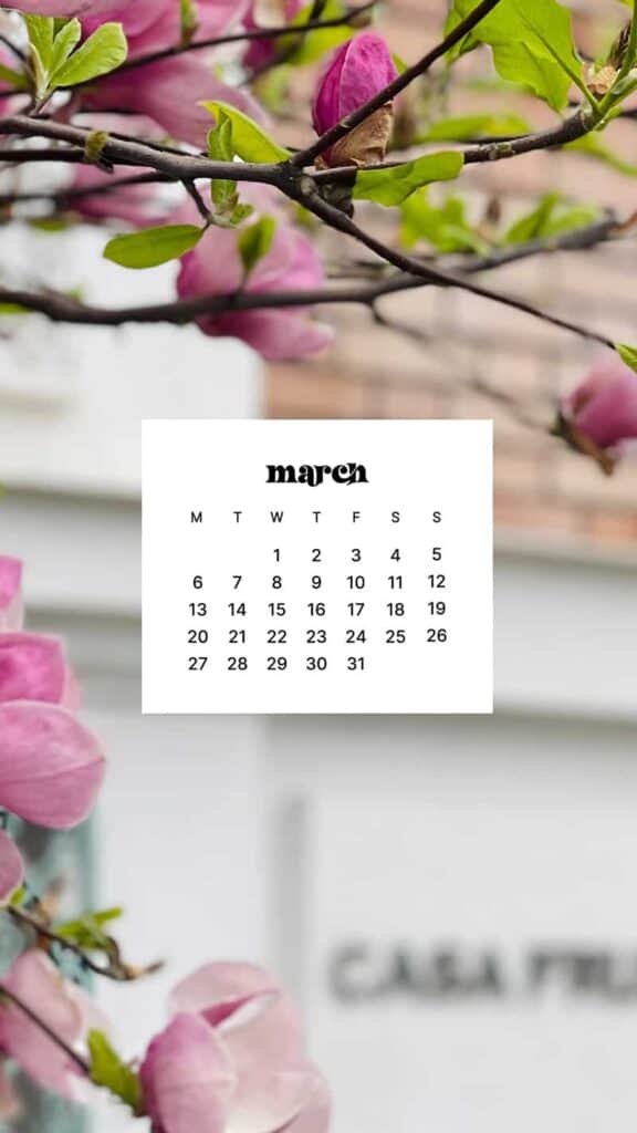 MARCH 2023 WALLPAPERS – 55 FREE PHONE &#038; DESKTOP CALENDARS!, Oh So Lovely Blog