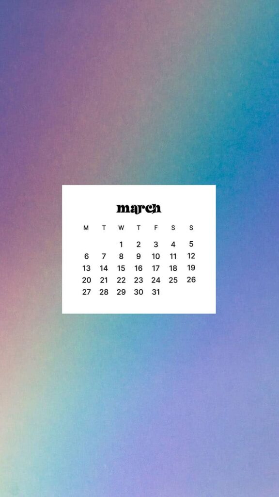 MARCH 2023 WALLPAPERS – 55 FREE PHONE &#038; DESKTOP CALENDARS!, Oh So Lovely Blog