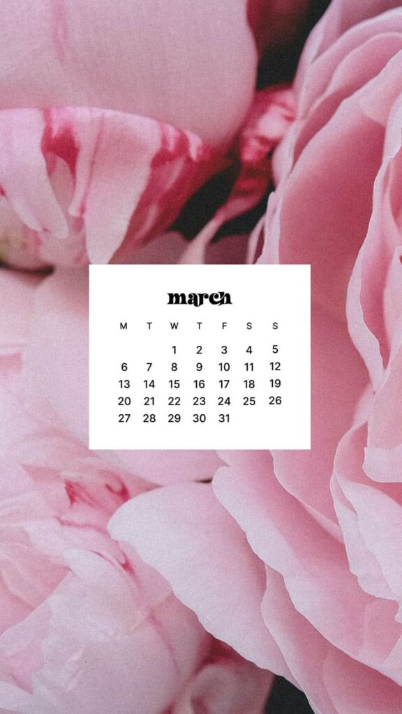 MARCH 2023 WALLPAPERS – 55 FREE PHONE &#038; DESKTOP CALENDARS!, Oh So Lovely Blog