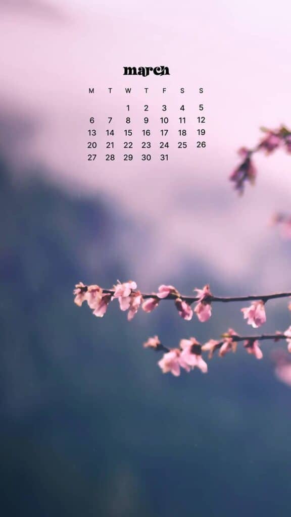 MARCH 2023 WALLPAPERS – 55 FREE PHONE &#038; DESKTOP CALENDARS!, Oh So Lovely Blog