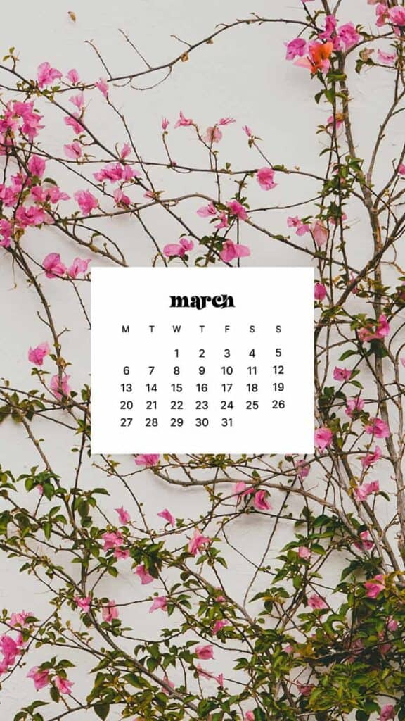 MARCH 2023 WALLPAPERS – 55 FREE PHONE &#038; DESKTOP CALENDARS!, Oh So Lovely Blog