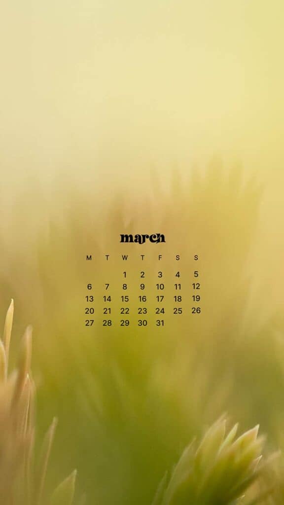 MARCH 2023 WALLPAPERS – 55 FREE PHONE &#038; DESKTOP CALENDARS!, Oh So Lovely Blog