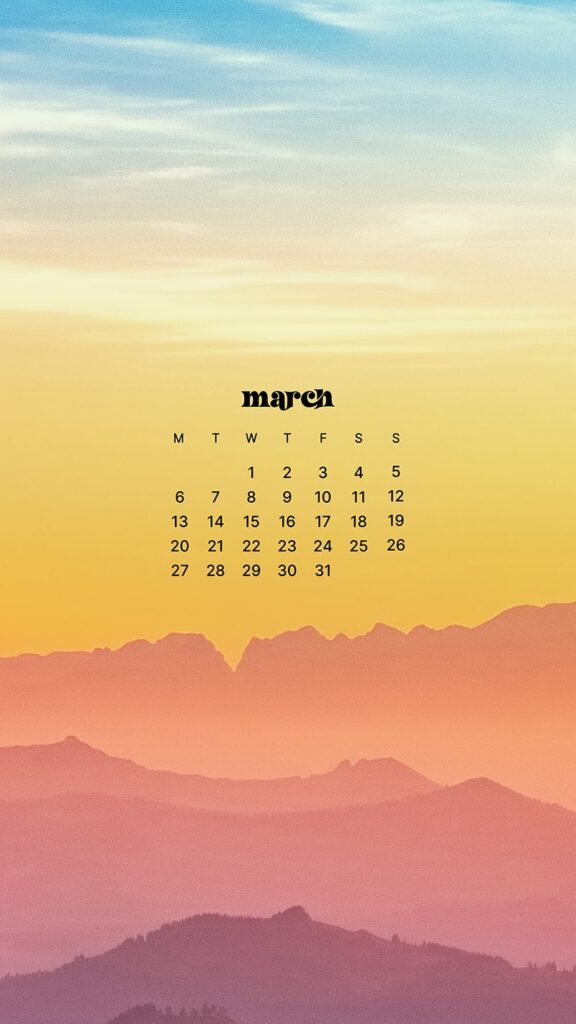 MARCH 2023 WALLPAPERS – 55 FREE PHONE &#038; DESKTOP CALENDARS!, Oh So Lovely Blog