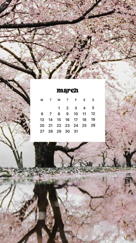 MARCH 2023 WALLPAPERS – 55 FREE PHONE &#038; DESKTOP CALENDARS!, Oh So Lovely Blog