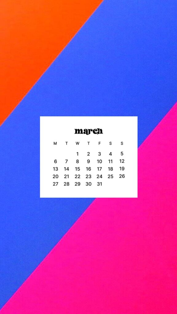 MARCH 2023 WALLPAPERS – 55 FREE PHONE &#038; DESKTOP CALENDARS!, Oh So Lovely Blog