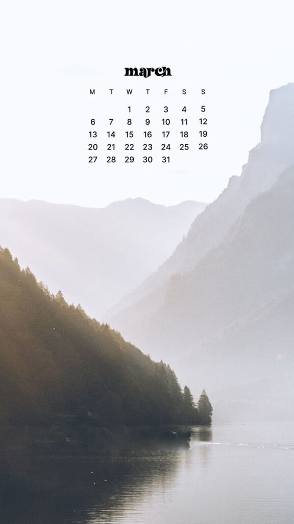 MARCH 2023 WALLPAPERS – 55 FREE PHONE &#038; DESKTOP CALENDARS!, Oh So Lovely Blog