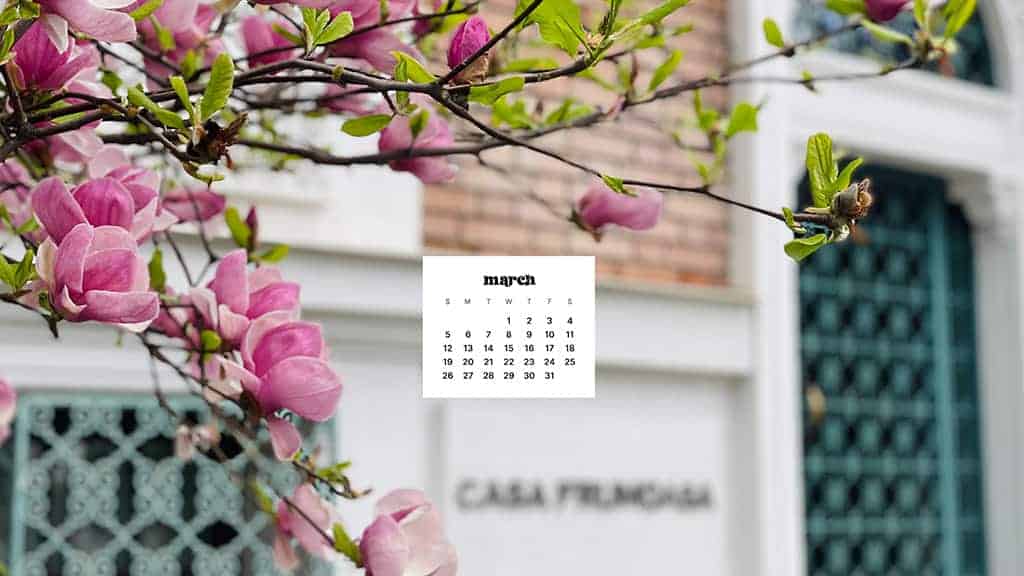 MARCH 2023 WALLPAPERS – 55 FREE PHONE &#038; DESKTOP CALENDARS!, Oh So Lovely Blog