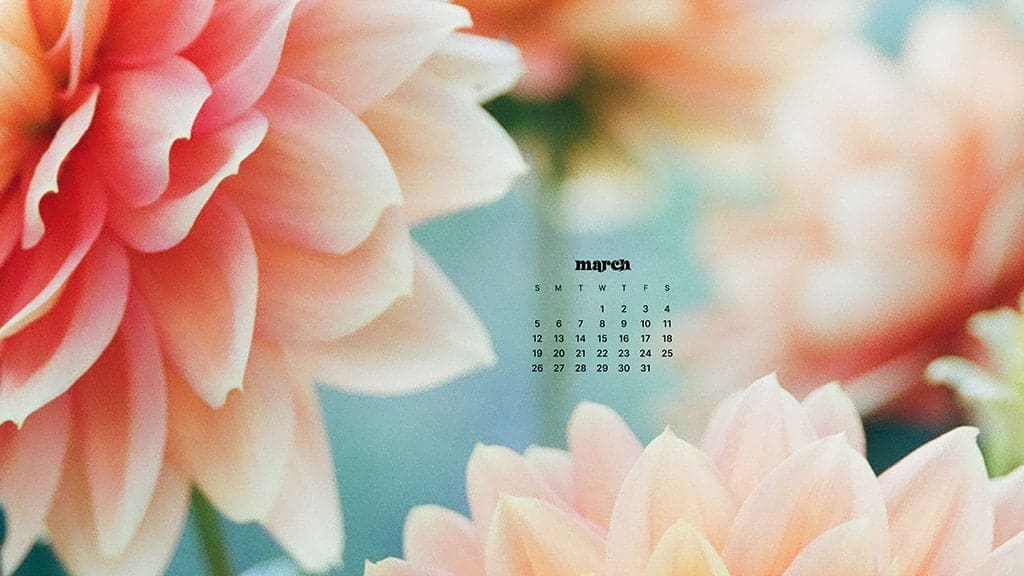 MARCH 2023 WALLPAPERS – 55 FREE PHONE &#038; DESKTOP CALENDARS!, Oh So Lovely Blog