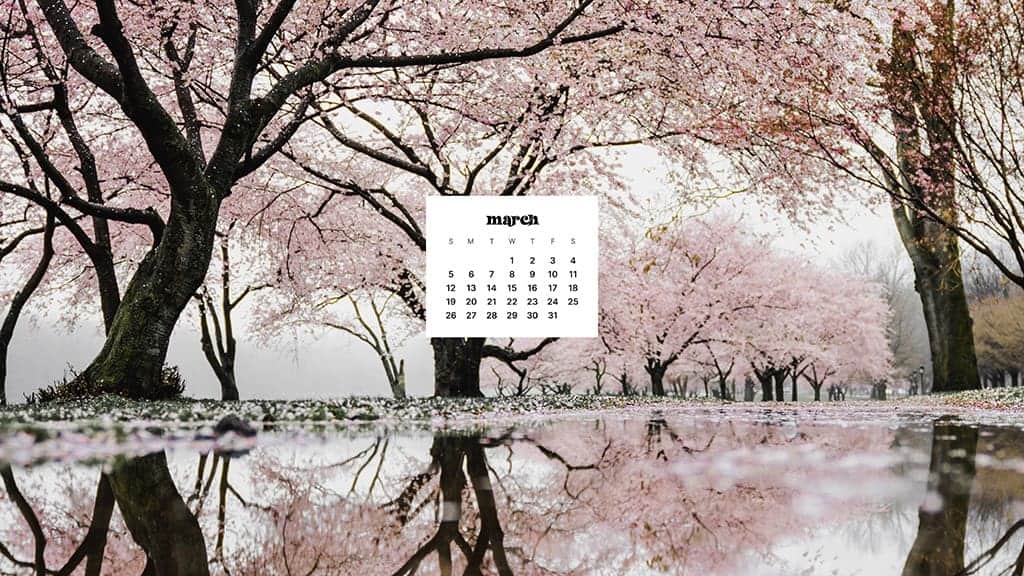 MARCH 2023 WALLPAPERS – 55 FREE PHONE &#038; DESKTOP CALENDARS!, Oh So Lovely Blog