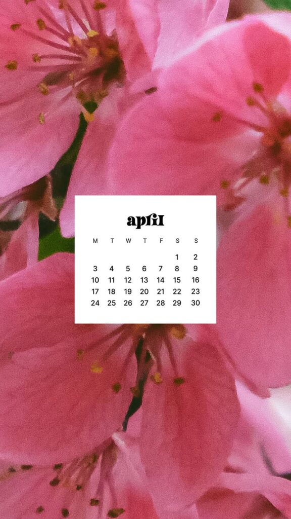 APRIL 2023 WALLPAPERS – 55 FREE PHONE &#038; DESKTOP CALENDARS!, Oh So Lovely Blog