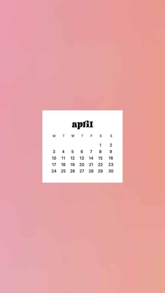 APRIL 2023 WALLPAPERS – 55 FREE PHONE &#038; DESKTOP CALENDARS!, Oh So Lovely Blog