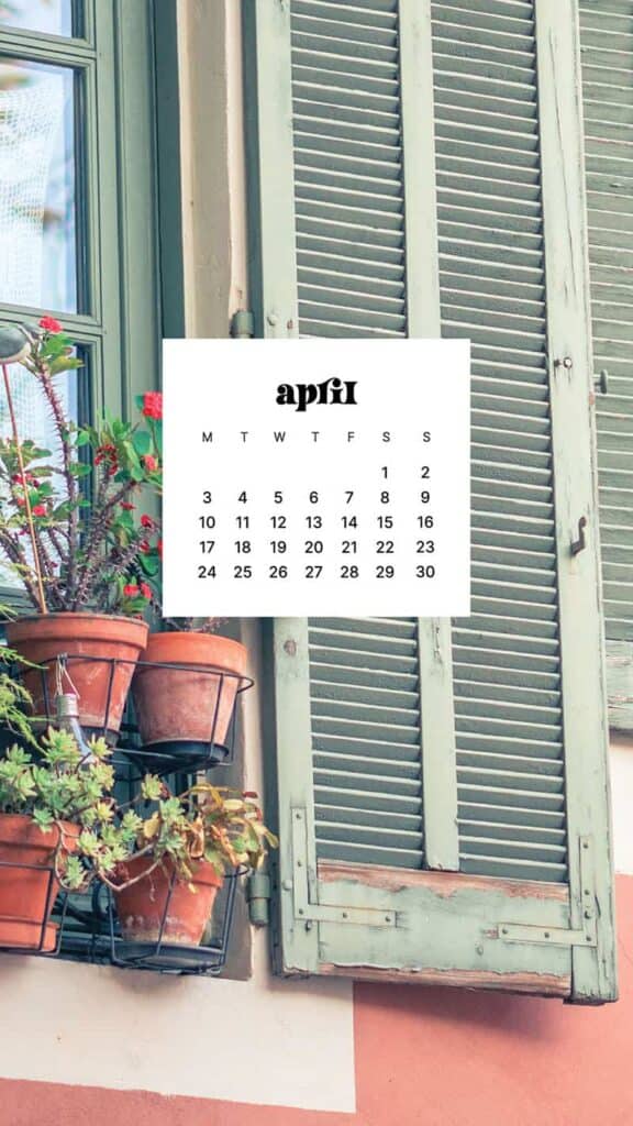 APRIL 2023 WALLPAPERS – 55 FREE PHONE &#038; DESKTOP CALENDARS!, Oh So Lovely Blog