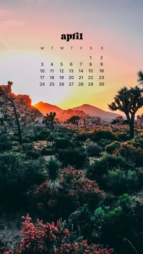 APRIL 2023 WALLPAPERS – 55 FREE PHONE &#038; DESKTOP CALENDARS!, Oh So Lovely Blog