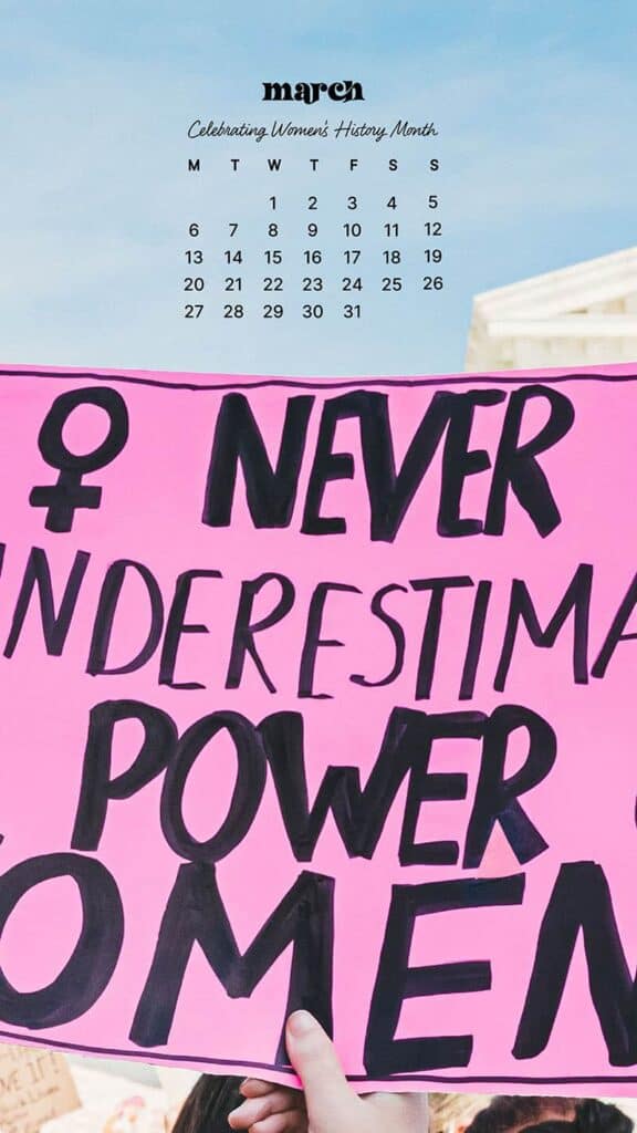 WOMEN&#8217;S HISTORY MONTH 2023 – 20 FREE PHONE &#038; DESKTOP WALLPAPERS, Oh So Lovely Blog