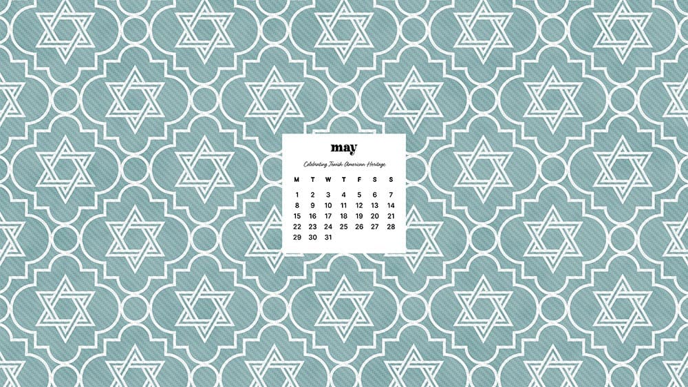 JEWISH AMERICAN HERITAGE MONTH – 42 FREE WALLPAPERS – MAY 2023, Oh So Lovely Blog