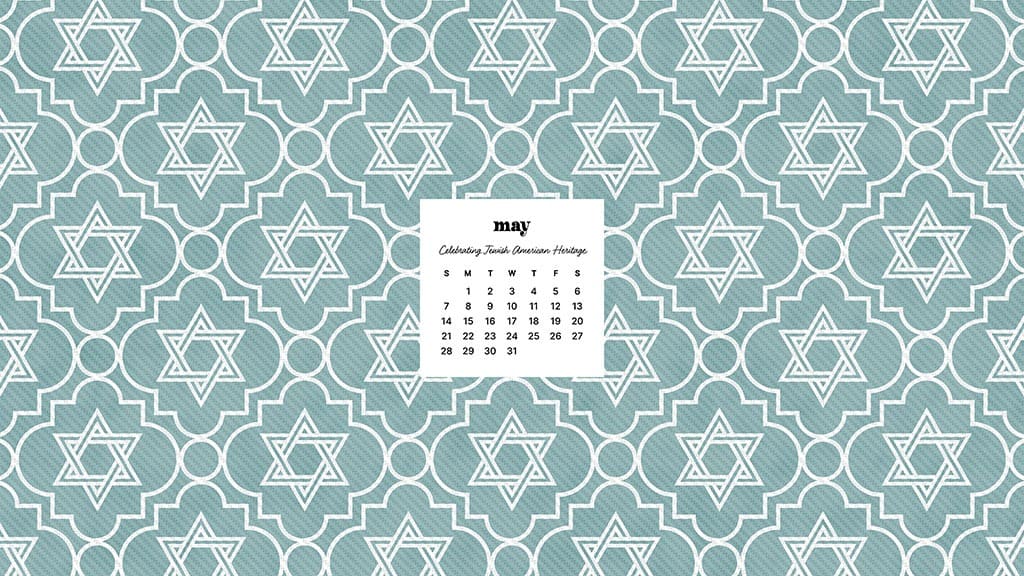 JEWISH AMERICAN HERITAGE MONTH – 42 FREE WALLPAPERS – MAY 2023, Oh So Lovely Blog