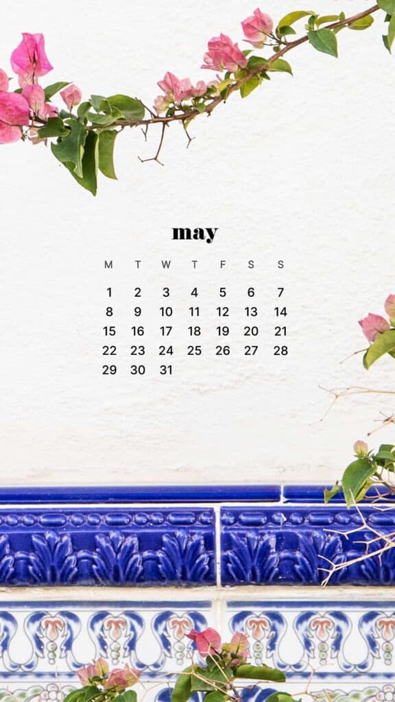 MAY 2023 WALLPAPERS – 45 FREE PHONE &#038; DESKTOP CALENDARS!, Oh So Lovely Blog