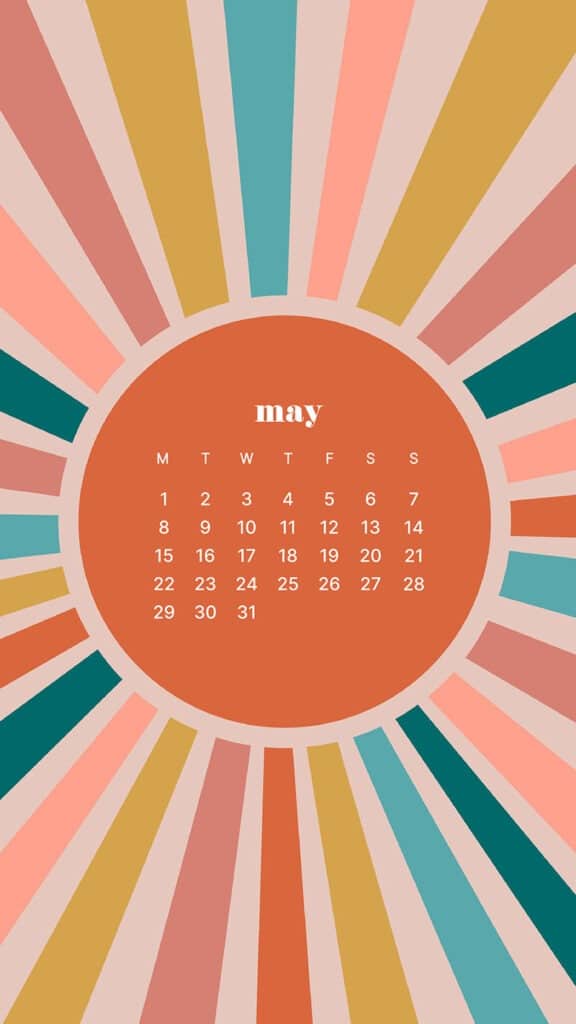 MAY 2023 WALLPAPERS – 45 FREE PHONE &#038; DESKTOP CALENDARS!, Oh So Lovely Blog