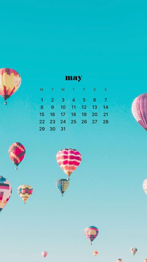 MAY 2023 WALLPAPERS – 45 FREE PHONE &#038; DESKTOP CALENDARS!, Oh So Lovely Blog