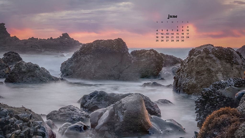 June 2023 Calendar Desktop Wallpaper Background