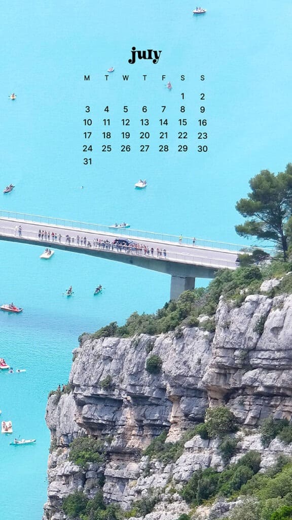 JULY 2023 WALLPAPERS – 45 FREE PHONE &#038; DESKTOP CALENDARS!, Oh So Lovely Blog