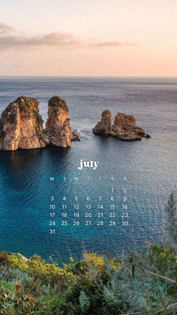 JULY 2023 WALLPAPERS – 45 FREE PHONE &#038; DESKTOP CALENDARS!, Oh So Lovely Blog