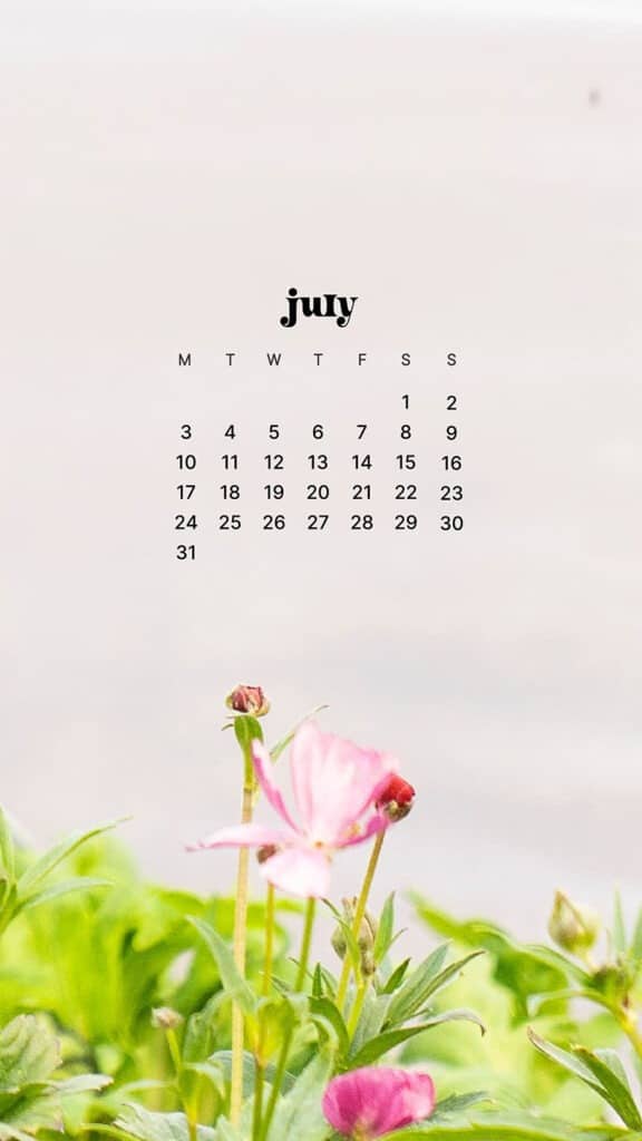 JULY 2023 WALLPAPERS – 45 FREE PHONE &#038; DESKTOP CALENDARS!, Oh So Lovely Blog