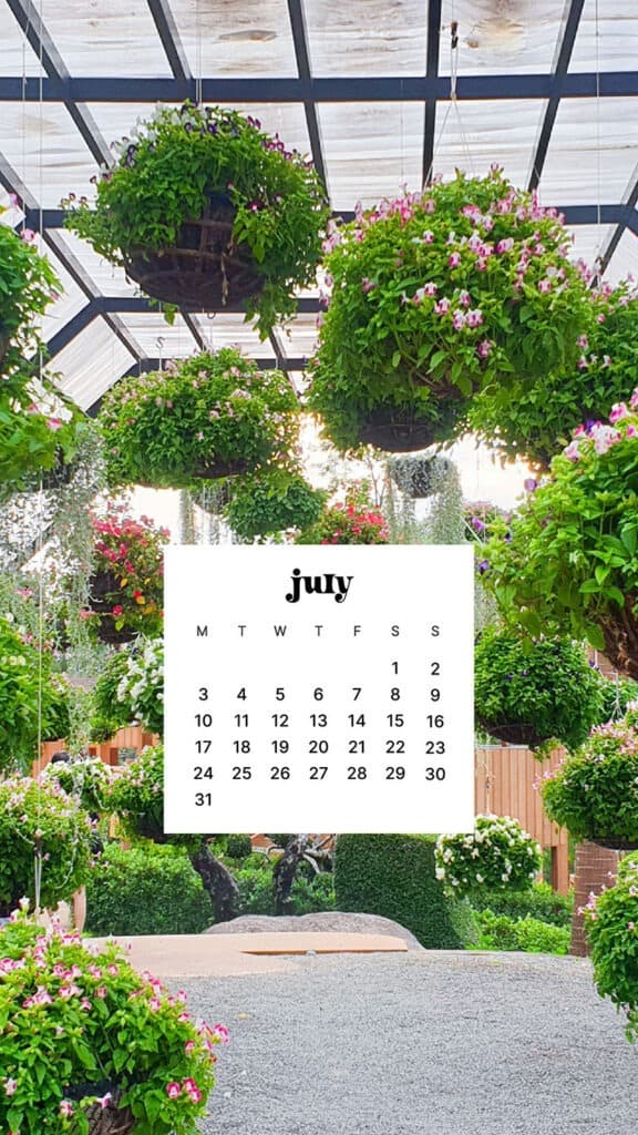 JULY 2023 WALLPAPERS – 45 FREE PHONE &#038; DESKTOP CALENDARS!, Oh So Lovely Blog