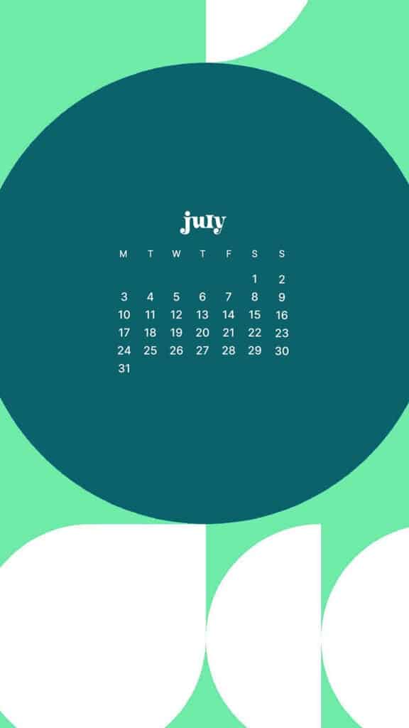 JULY 2023 WALLPAPERS – 45 FREE PHONE &#038; DESKTOP CALENDARS!, Oh So Lovely Blog