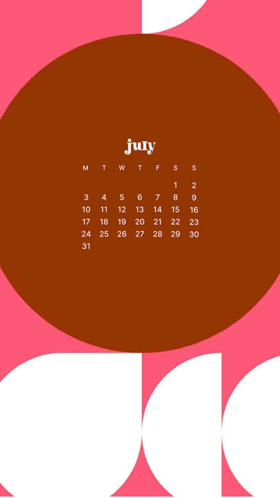 JULY 2023 WALLPAPERS – 45 FREE PHONE &#038; DESKTOP CALENDARS!, Oh So Lovely Blog