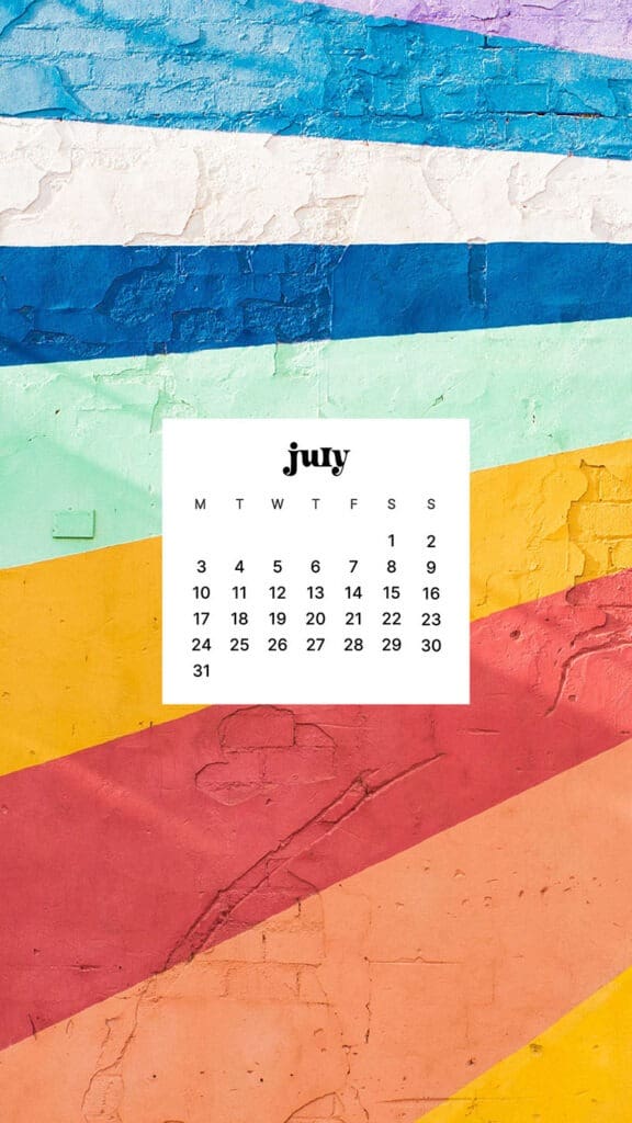 JULY 2023 WALLPAPERS – 45 FREE PHONE &#038; DESKTOP CALENDARS!, Oh So Lovely Blog