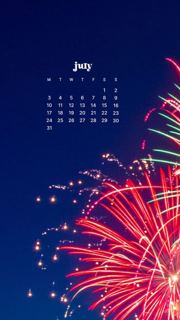 JULY 2023 WALLPAPERS – 45 FREE PHONE &#038; DESKTOP CALENDARS!, Oh So Lovely Blog