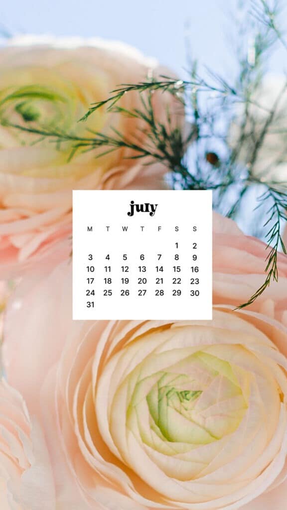 JULY 2023 WALLPAPERS – 45 FREE PHONE &#038; DESKTOP CALENDARS!, Oh So Lovely Blog