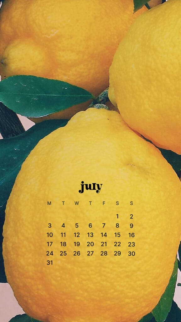 JULY 2023 WALLPAPERS – 45 FREE PHONE &#038; DESKTOP CALENDARS!, Oh So Lovely Blog