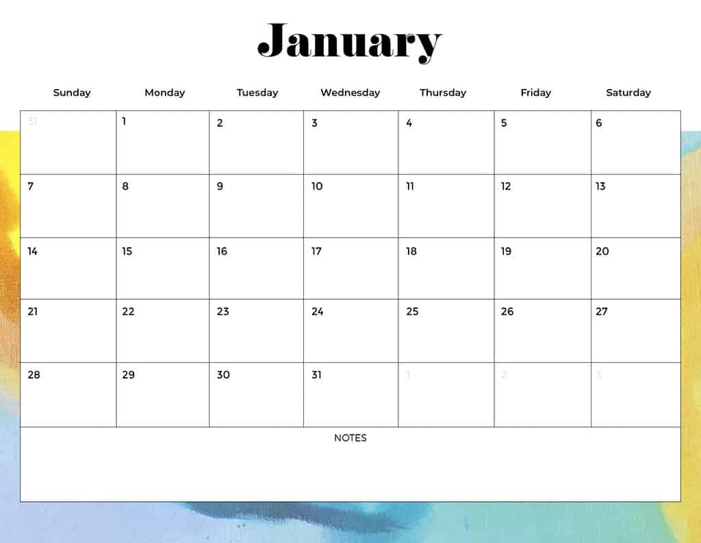 FREE 2024 CALENDARS — 120 PRINTABLE OPTIONS— SUNDAY &#038; MONDAY STARTS, Oh So Lovely Blog